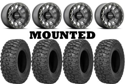 Kit 4 Sedona Trail Saw 2.0 Tires 30x10-15 on Method 401 Beadlock Titanium POL