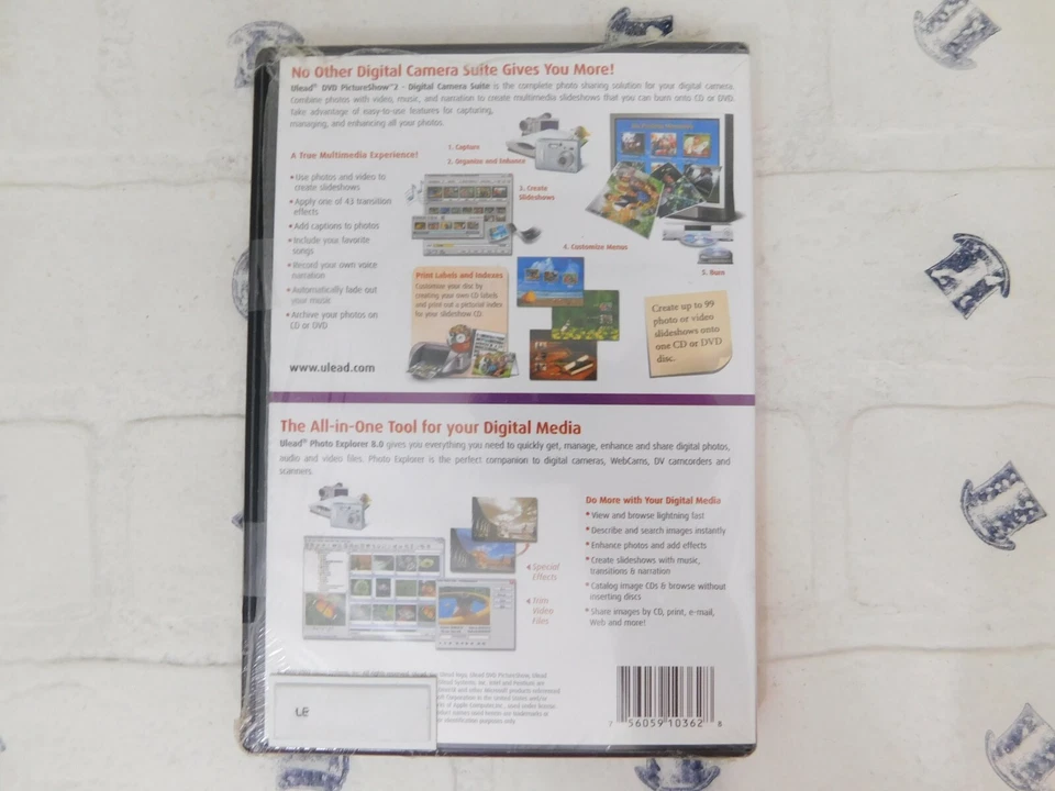 Ulead DVD PictureShow 2 / Photo Explorer 8 for Windows - 2 Pack New Sealed - Image 3 of 4