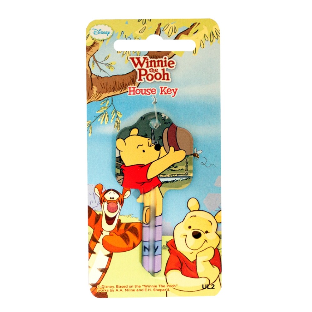 Disney KEY00069C Winnie The Pooh Universal UL2 6-Pin Cylinder Key Blank