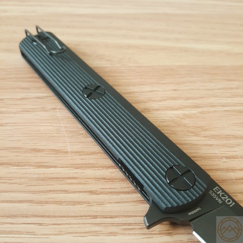EK By KABAR KA-BAR Folding Knife 4.0" S35VN Steel Drop Point Blade Black Handle - Picture 5 of 12