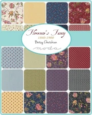 FLORENCE'S Fancy MODA Charm PACK 42 100% COTTON 5" Precut Fabric QUILT SQUARES