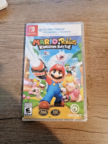 NEW SEALED Mario + Rabbids Kingdom Battle Game (Nintendo Switch, 2017)