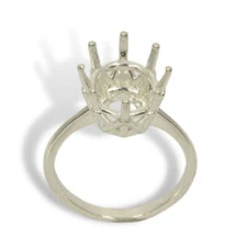 Oval Deep Basket Pre-notched Ring Mounting