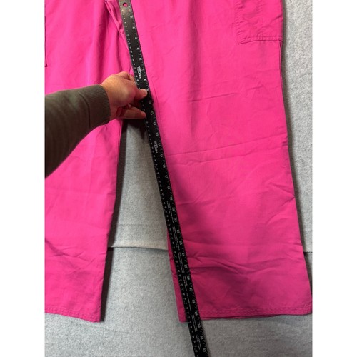 Scrubstar Scrub Pants Women's 2XL Pink Stretch Pockets Straight Leg Drawstring - Picture 3 of 9