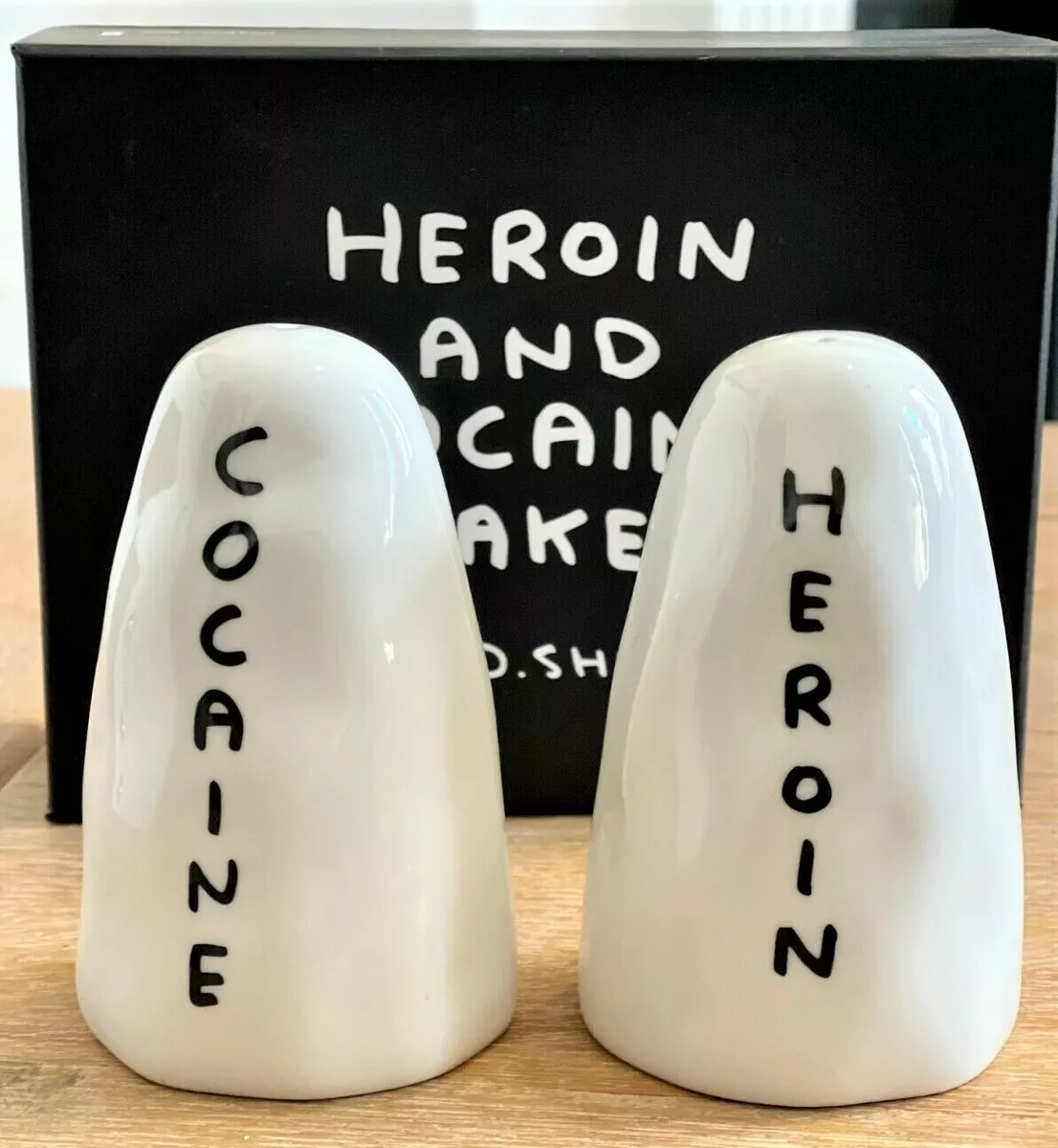 DAVID SHRIGLEY HEROIN & COCAINE SHAKERS