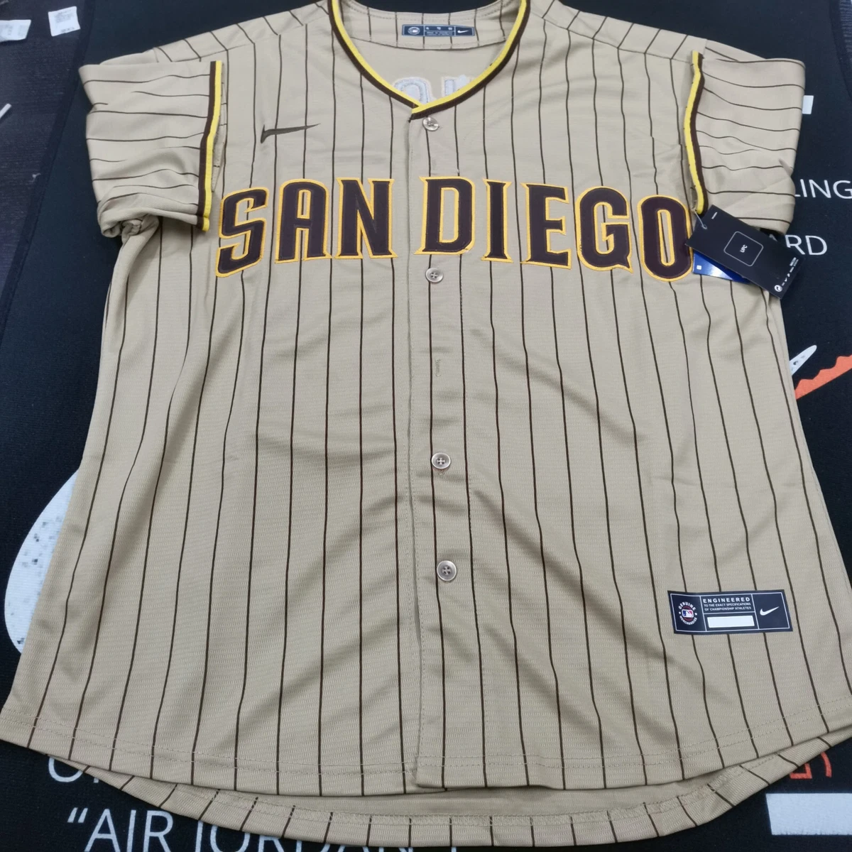 padres tan jersey