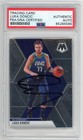 Luka Doncic Autographed 2019-20 Panini Mosaic #44 Mavericks Auto PSA/DNA