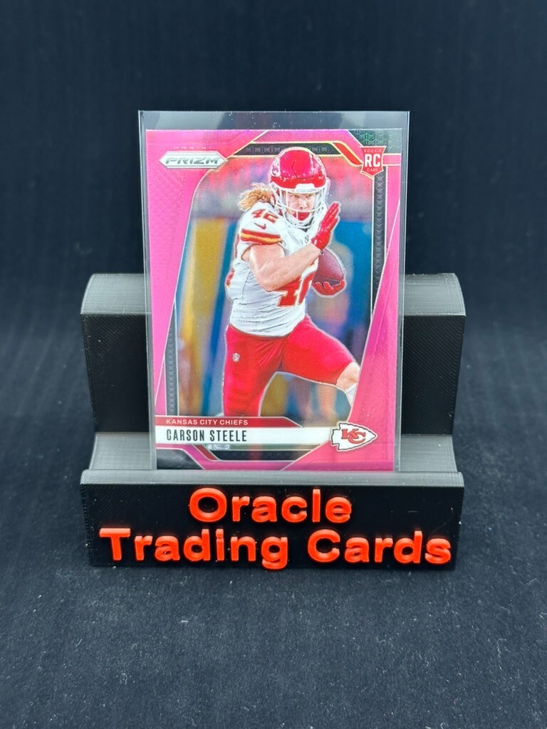 2024 Panini Prizm - Carson Steele #377  Pink