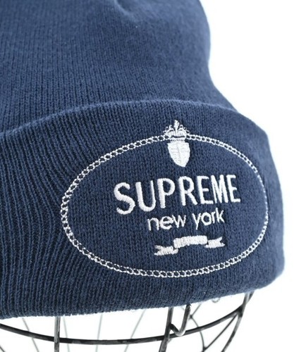 Supreme Knit Caps/Beanies Navy 2200549029021 - Picture 3 of 3