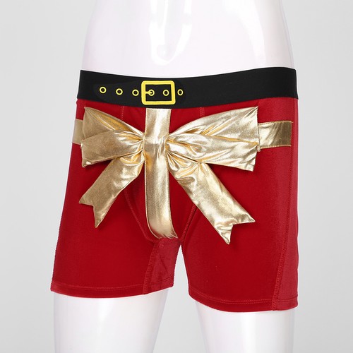FEESHOW Mens Lingerie Set Velvet Christmas Costume Sexy Outfits Role Play AU - Picture 9 of 76