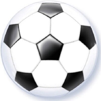 Soccer Ball Party ''Bubbles'' Balloon 56cm - World Soccer Football Party Supplies