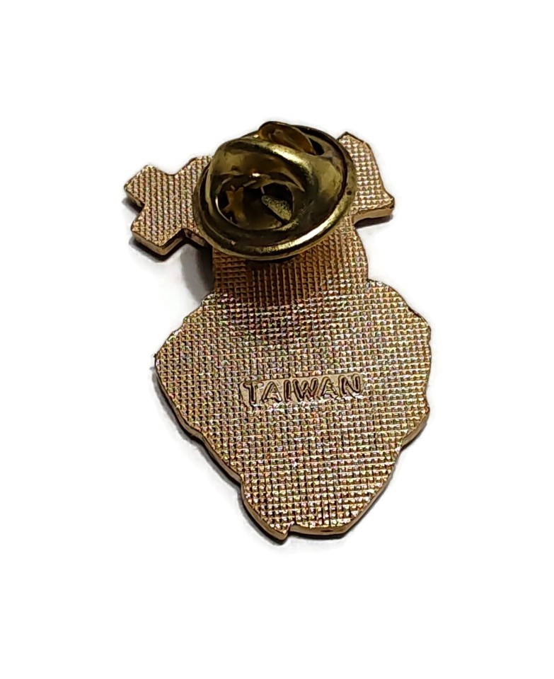 1980s Vintage AC/DC Angus Young Devil Horns Metal Enamel Lapel Hat Pin ...