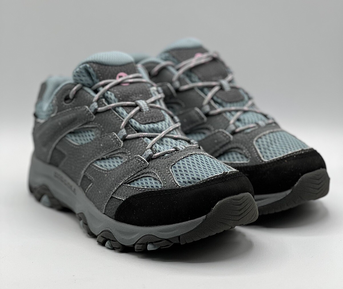 Scarpa da trekking Merrell Moab 3 bassa WTRPF altitudine 5 5 US unisex bambino grande usata in ottime condizioni