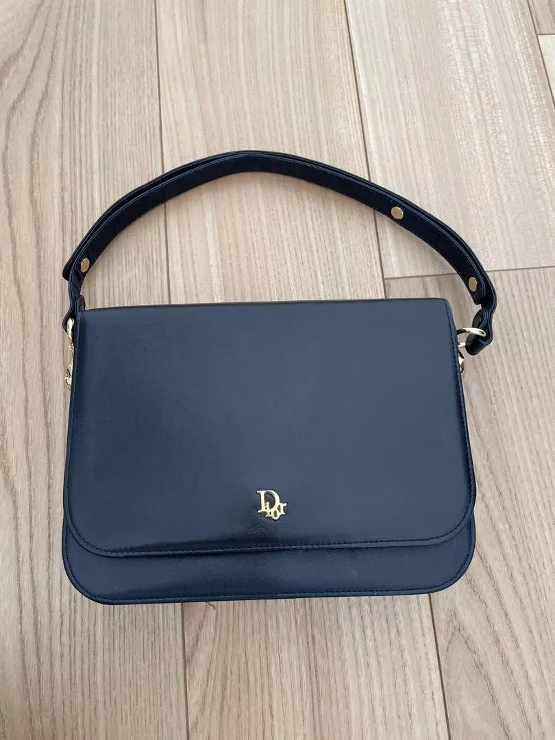Sac bandoulière Christian Dior marine foncée