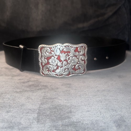 Vintage Women’s Belt With Buckle Southwestern Boho Vibe Size Large 40” - Picture 3 of 6