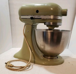 Vintage K45 HOBART Kitchen Aid 10-Speed Stand Mixer, Bowl