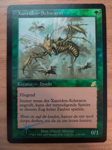MtG *FOIL* Xantid Swarm, Scourge set, German Language, NM
