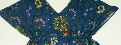- MUJER DESIGUAL TOP TÚNICA ALGODÓN TALLA L GC #../ - Imagen 5 de 7