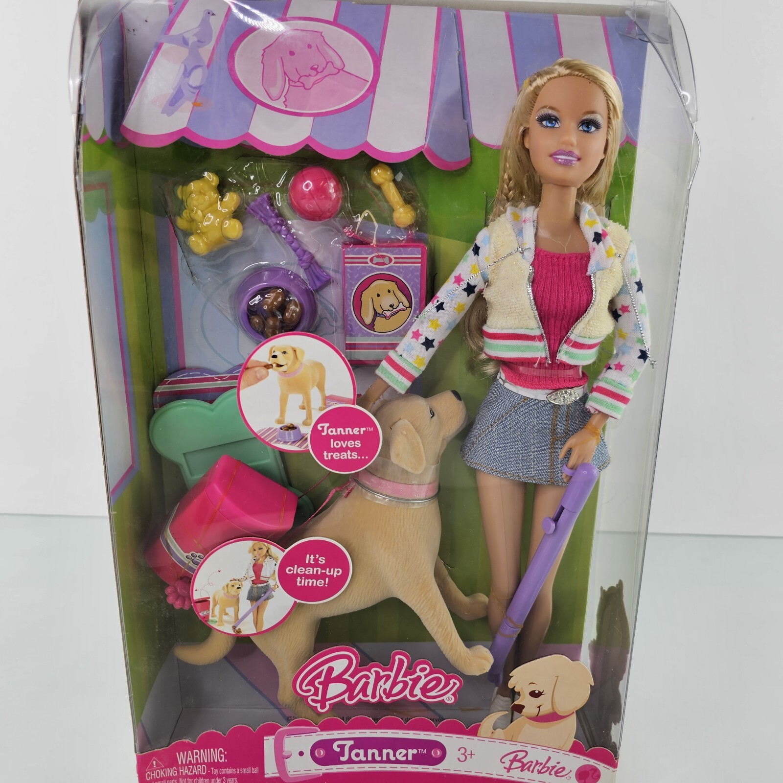 Barbie & Tanner Pooping Dog Doll Playset N0581 Pet Training Mattel 2008 NEW RARE eBay