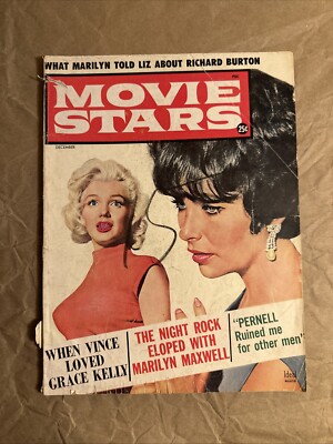 Movie Stars Magazine December 1962 What Marilyn Monroe Told Liz