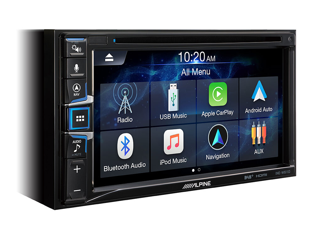 Alpine SAT NAV Bluetooth DAB CD Mp3 DVD CarPlay Android Stereo