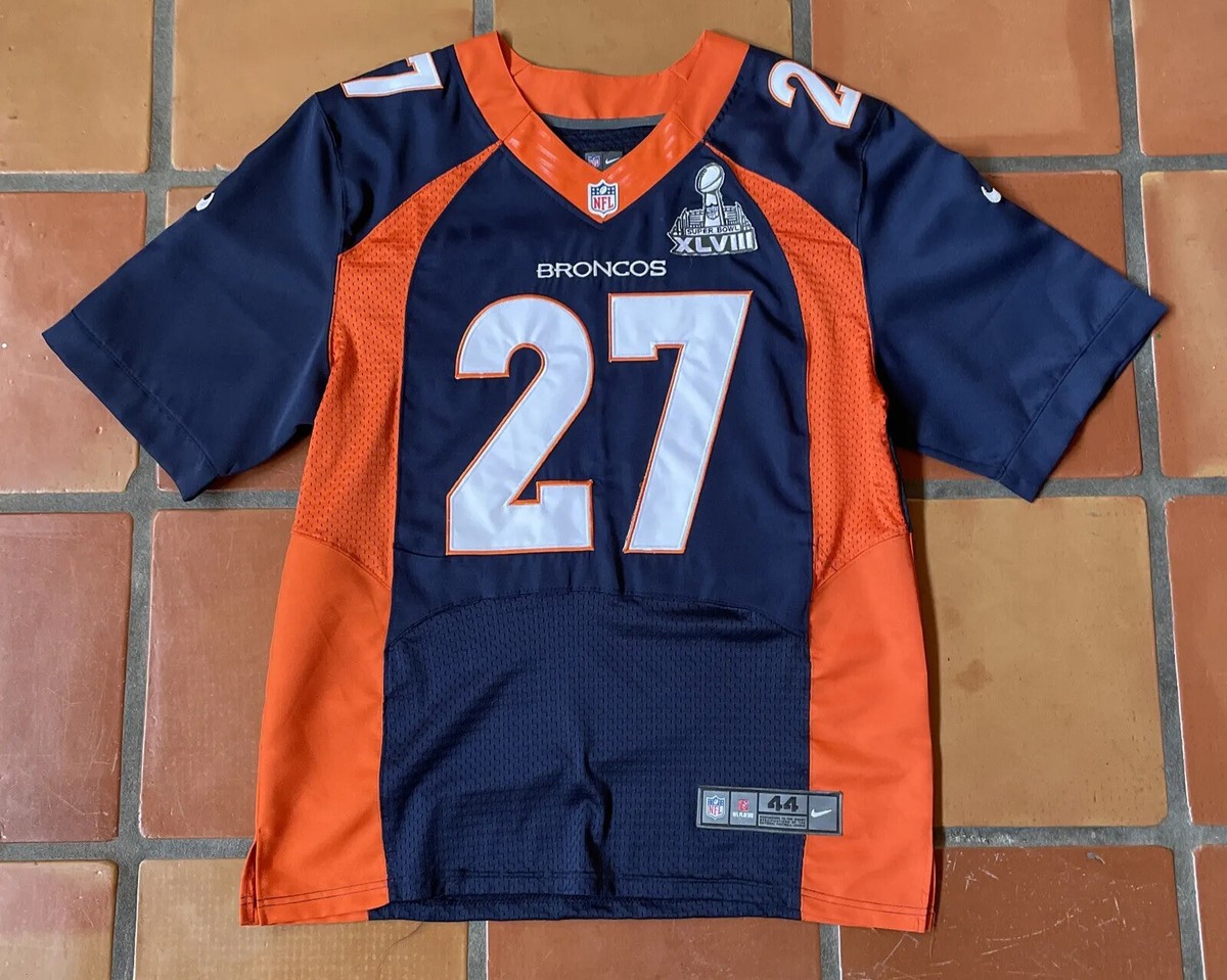 NIKE ON FIELD Mens 44 NFL DENVER BRONCOS SUPERBOWL XVLIII