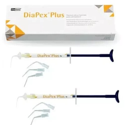 DiaDent Diapex Plus Pemixed Calcium Hydroxide Paste With Iodoform - 2 Syr of 2g