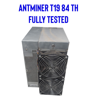 ANTMINER T19 | 84TH | FULLY TESTED | VNISH AVAILABLE | SHIPS FROM TEXAS
