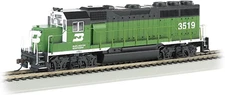 Industries EMD GP40 DCC Ready Locomotive - BURLINGTON NORTHERN #3519 - (1:87 HO