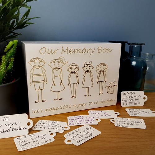 Personalised Gift for Couples, Memory Box Engagement or Wedding Gift, Newlyweds - Picture 6 of 12