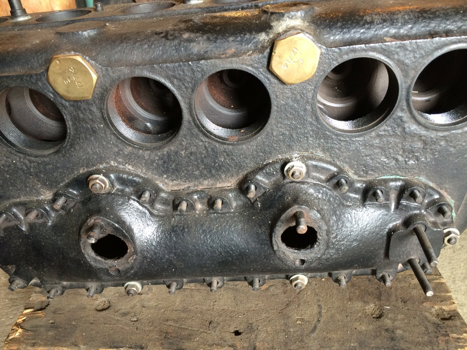 Pair of Rolls-Royce Silver Ghost Cylinder Blocks
