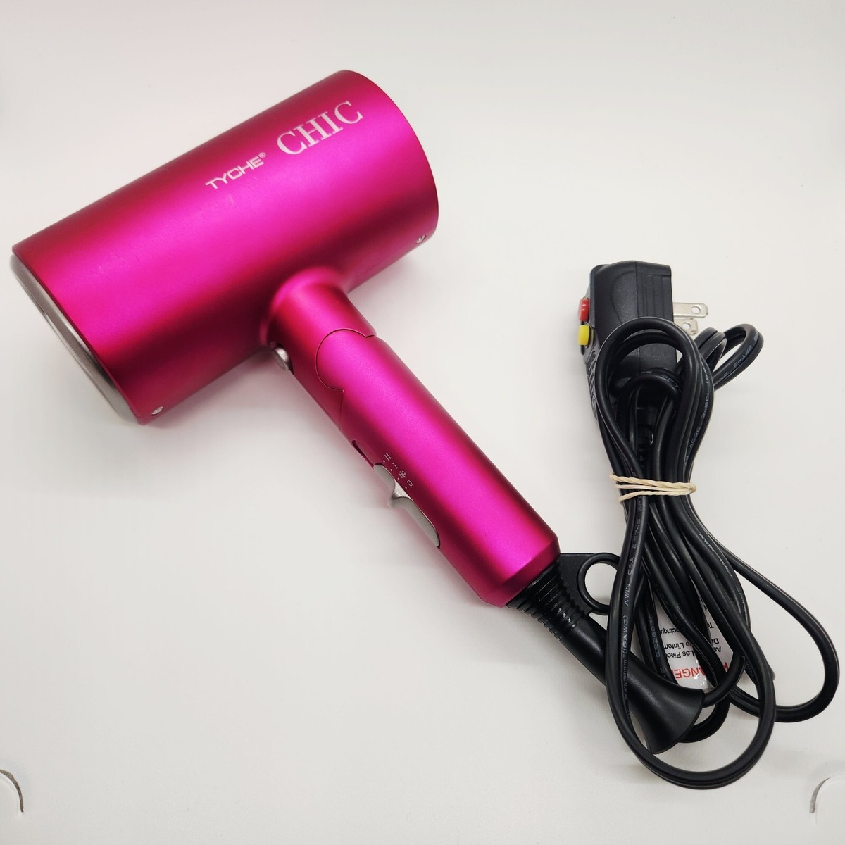 TYCHE Chic Hair Dryer Frizz-Fighting Fast Drying Pink with Cool Blast  #HDCI02