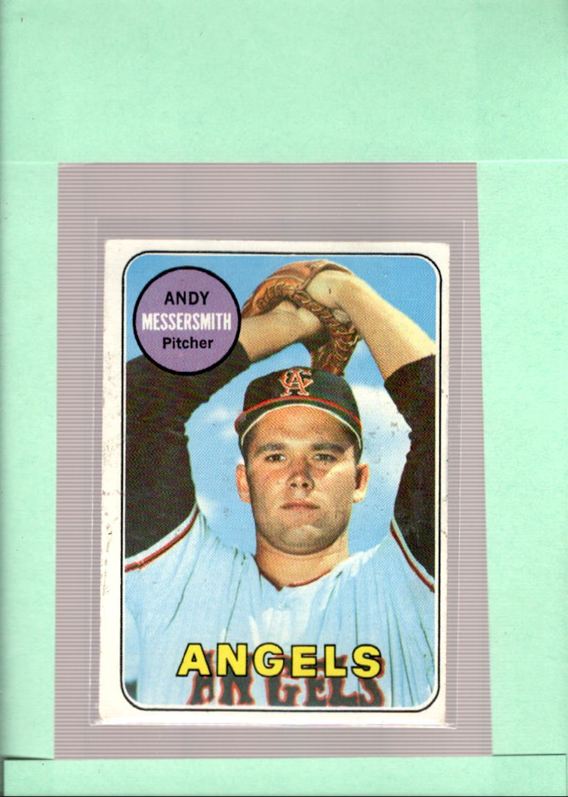 1969 Topps #296 Andy Messersmith EX Excellent RC Rookie Angels ID