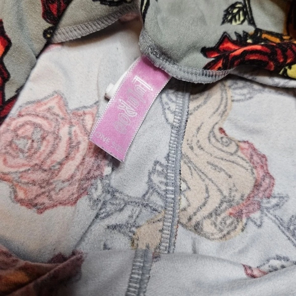 Leggings Lularoe Talla Única OS Gris Bella La Bella y la Bestia Disney Foto 4 de 4