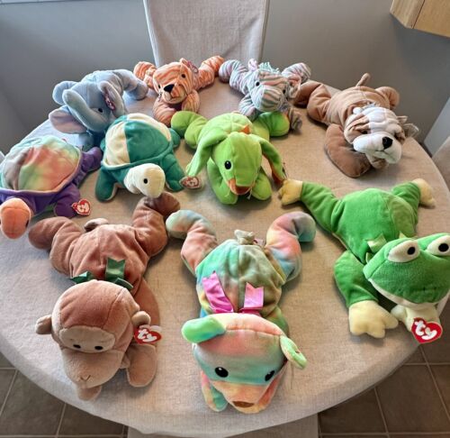 Beanie baby pillow pals. 10 Total. All In Great Condition With Tags. - Picture 1 of 12