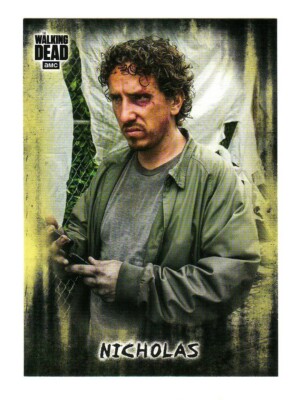 Walking Dead Hunters And The Hunted Base Card 59 Nicholas Ebay