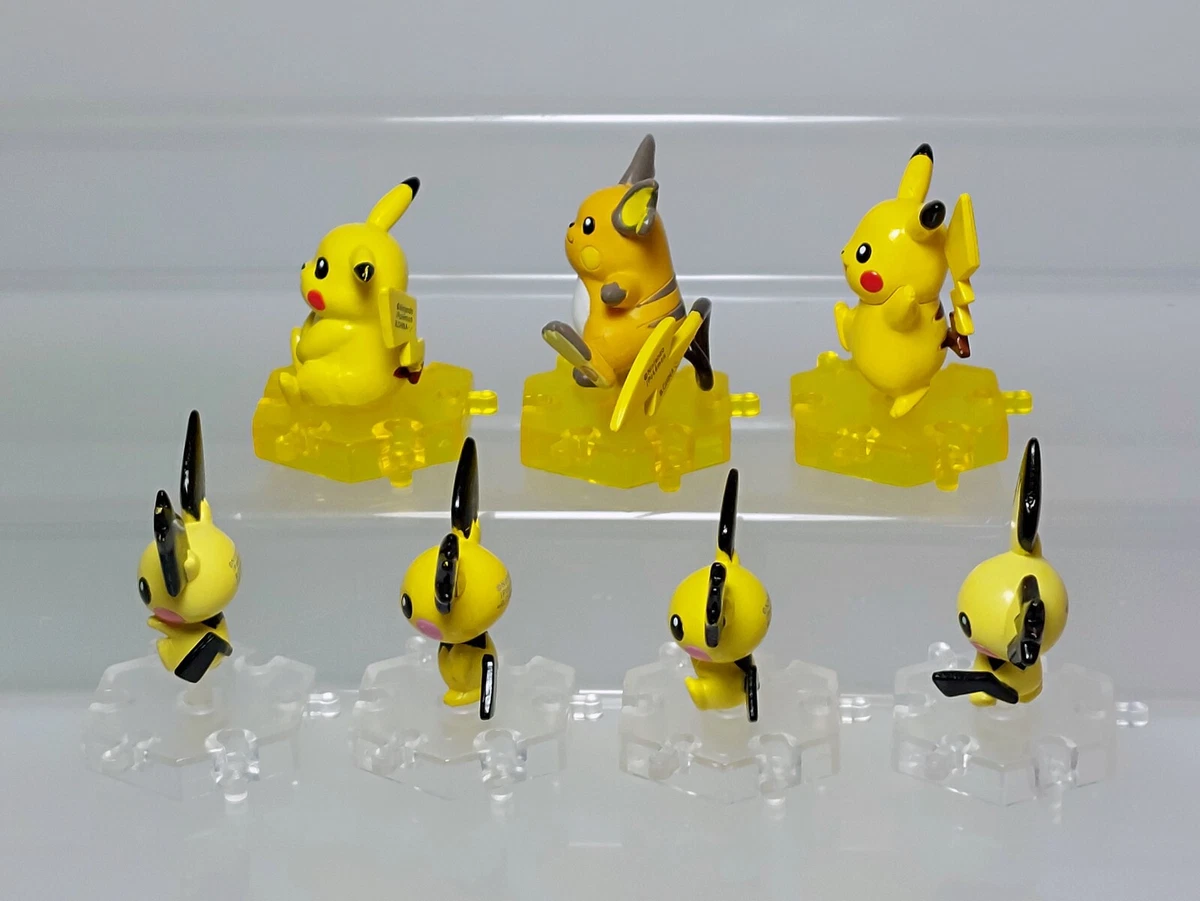 Pokemon - Pichu-Pikachu-Raichu Evolutions Figure – flyingraijinotakufactory