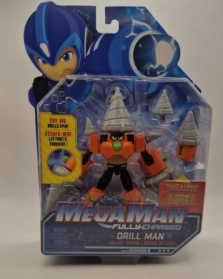 Mega Man Fully Charged Actionfigur || Drill Man || NEU OVP