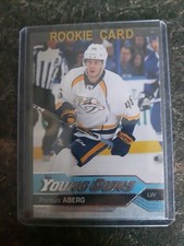 2016-17 Upper Deck Series 1 Young Guns YG Pontus Aberg RC Card# 211