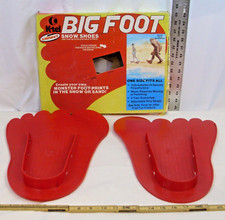 K-TEL BIG FOOT SNOW SHOES BOXED 1977