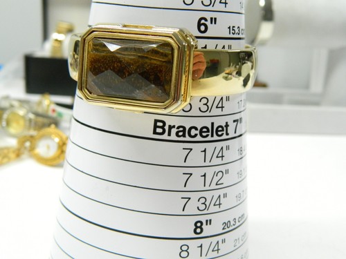 Reloj/reloj pulsera KESSARIS tono dorado brazalete/puño estilo damas cara oculta HS310 - Imagen 7 de 7