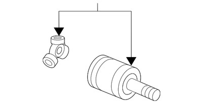 Genuine Honda 2003-2008 Honda - Joint Inboard 44310-SAB-900