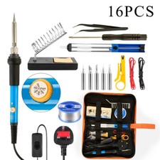 7/9/14/15/16/17pcs Set Soldering Iron Kit Electronics Welding Irons Solder Tools