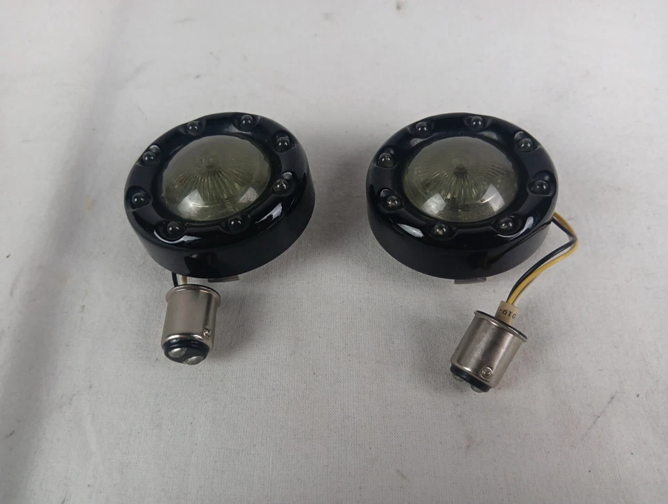 DINÁMICA PERSONALIZADA PARA INSERTOS INTERMITENTE HARLEY BREAKOUT ÁMBAR LED BULLET RINGZ Foto 3 de 4