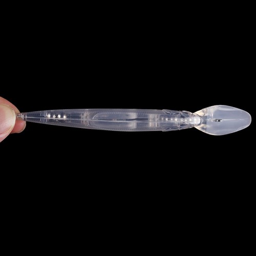 10PCS 14cm 13.4g Deepwater Rattle Minnow Unpainted Bait Blank Fishing Lure model - Picture 7 of 8