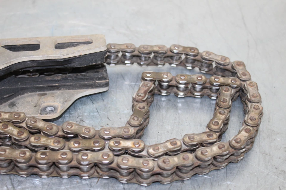 Yamaha YZ250F 2006 06 OEM guía de cadena protector estuche de rodillos Foto 3 de 4