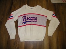 VINTAGE 1984 BUFFALO BISONS CLIFF ENGLE SWEATER ADULT  MEDIUM (44) GREAT SHAPE
