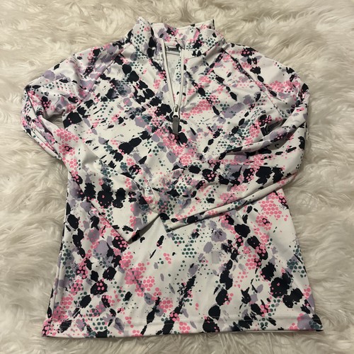 Girl’s Spyder Surface Zip Top/Pullover Size M