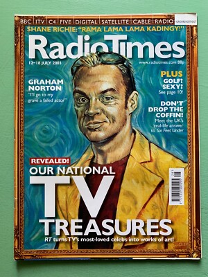 RADIO TIMES 12-July-2003 GRAHAM NORTON Shane Richie David Jason Joanna Lumley TV