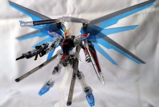 Built HG 1/144 Clear color Seed Freedom gundam model assembled action figure